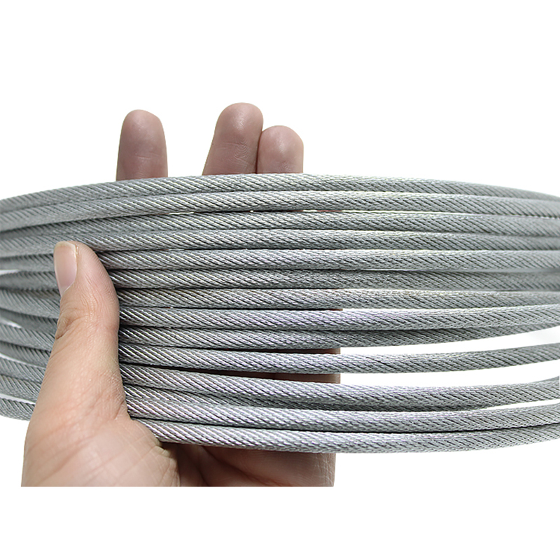 1x19 Galvanized Steel Wire Rope 1.5mm 1.8mm 2mm Inner Wire Steel Core Brake Cables
