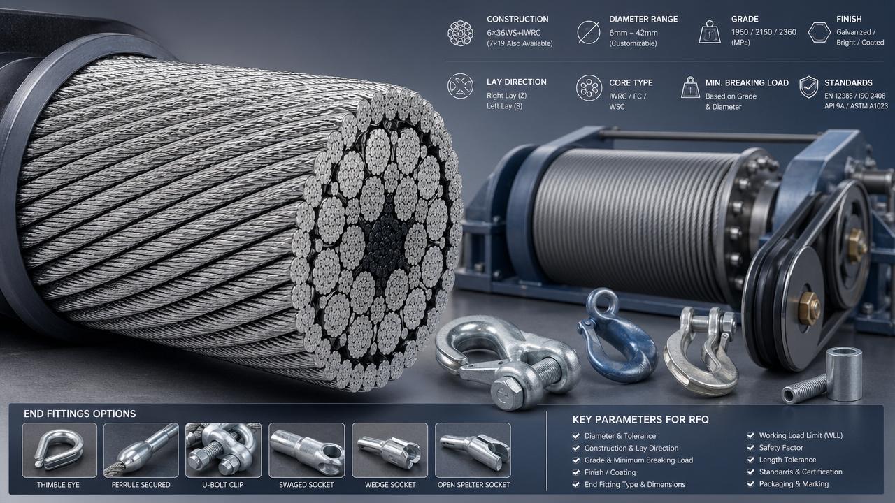 Wire Rope Specifications That Often Get Overlooked in RFQs Wire Rope Specifications That Often Get Overlooked in RFQs