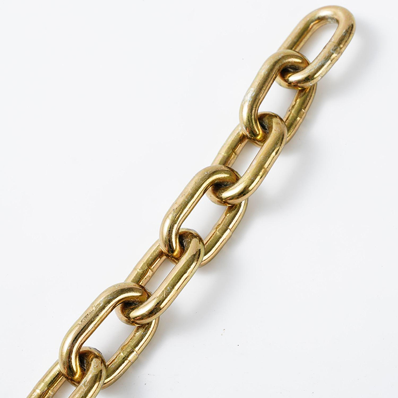 NACM90 Yellow Galvanized G70 Truck Tow Chain 5/16