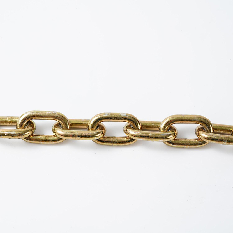 NACM90 Yellow Galvanized G70 Truck Tow Chain 5/16