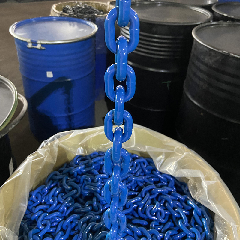 En 818-2 G100 High Grade Short Link Alloy Steel Lifting Chain 
