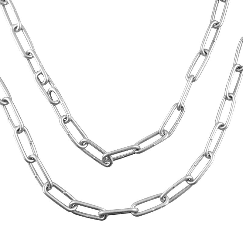 DIN763 DIN764 DIN766 Standard Carbon Steel Electric Galvanized Welded Link Chain