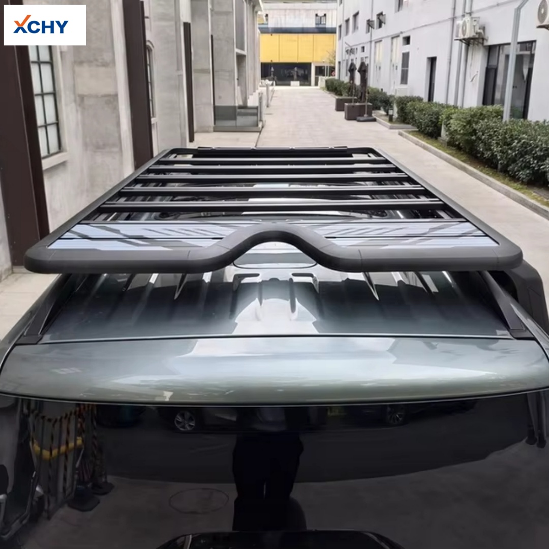 High-quality aluminum alloy off-road kit for Leopaed SUVs, including roof platform, side ladders, and side storage pockets.