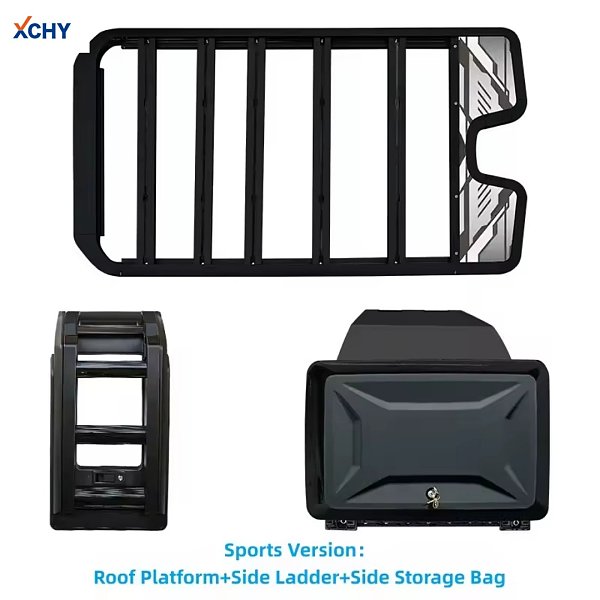 Chinese supplier of automotive off-road kits, rooftop platforms, ladders, storage bags, and heavy-duty off-road accessories.