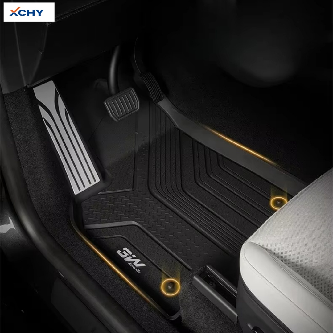 3W Custom Fit 3D TPE Waterproof Car Floor Mats Set (4 pieces, 2.5mm thick) - Protects Car Interior