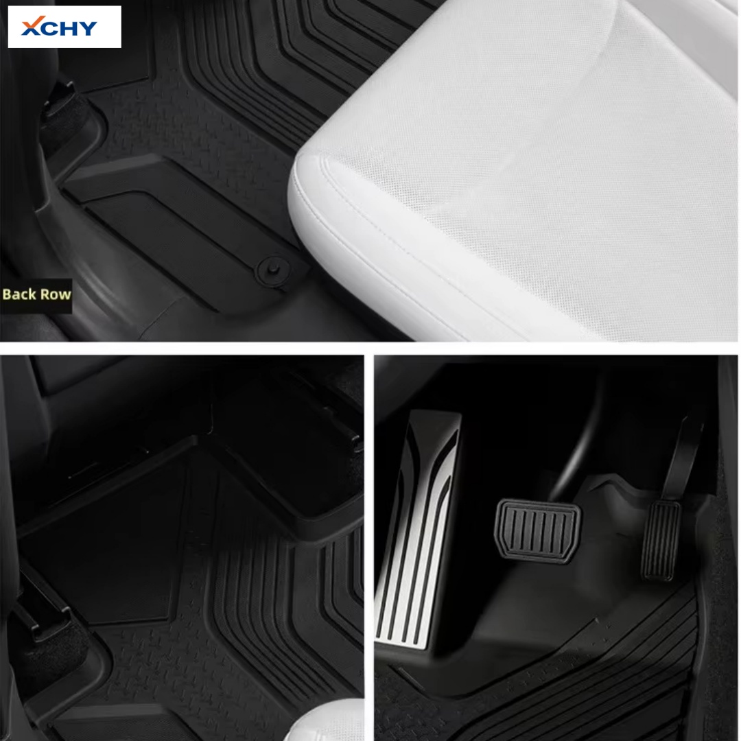 3W Custom Fit 3D TPE Waterproof Car Floor Mats Set (4 pieces, 2.5mm thick) - Protects Car Interior