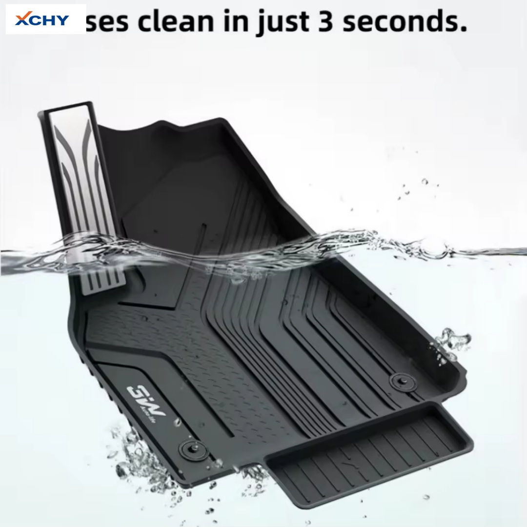 3W Custom Fit 3D TPE Waterproof Car Floor Mats Set (4 pieces, 2.5mm thick) - Protects Car Interior