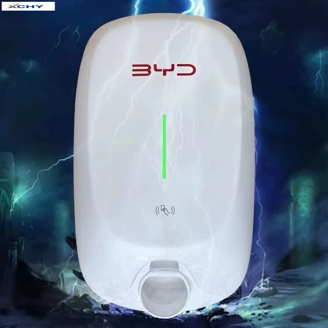 Original 7KW BYD electric vehicle charger, new home electric vehicle charger, with CCS interface card reader accessory.