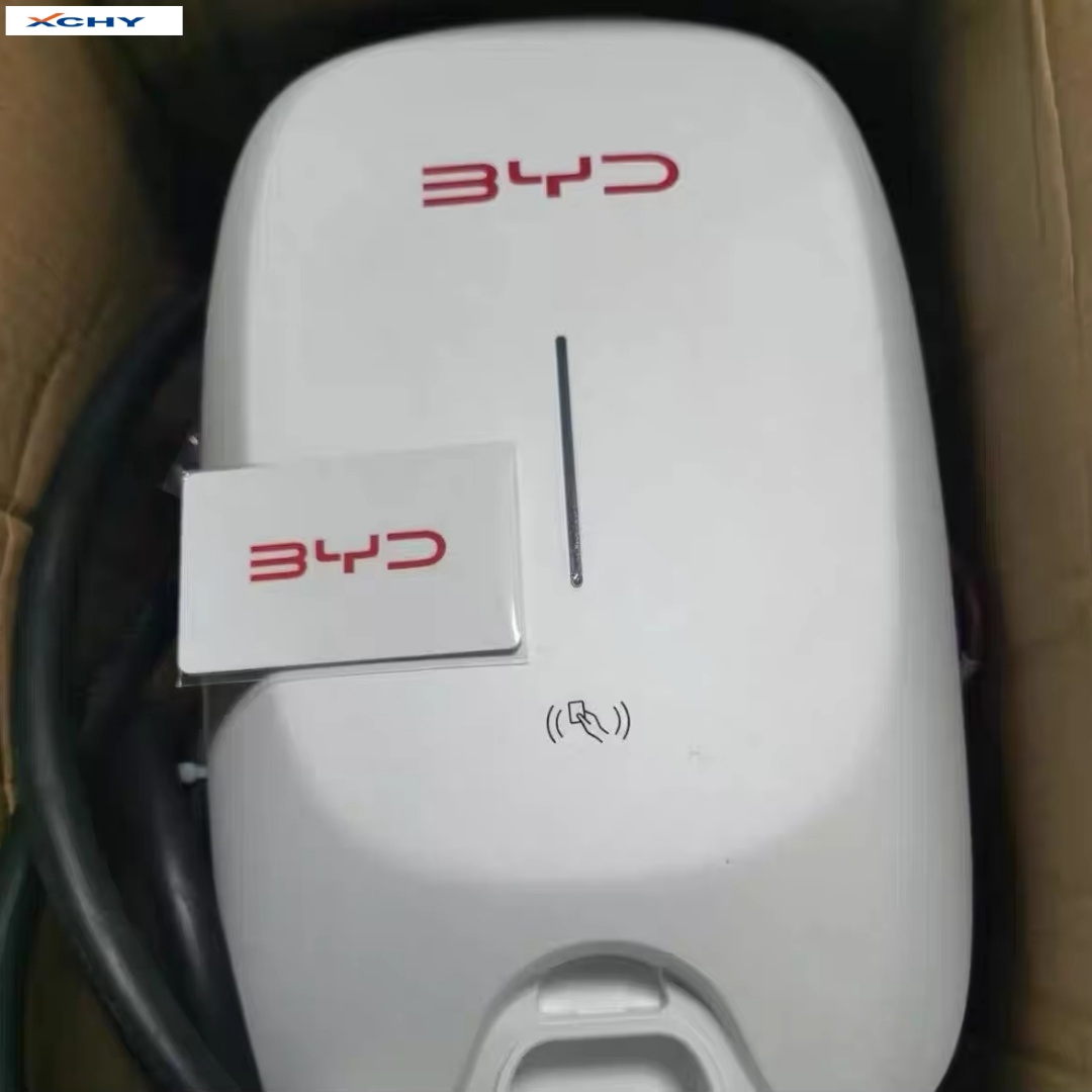 Original 7KW BYD electric vehicle charger, new home electric vehicle charger, with CCS interface card reader accessory.