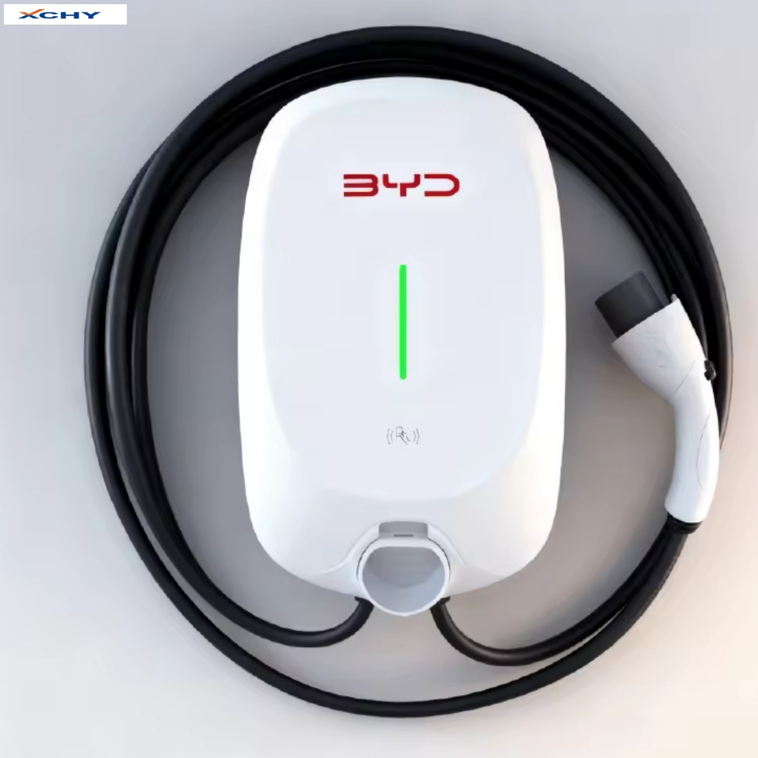 Original 7KW BYD electric vehicle charger, new home electric vehicle charger, with CCS interface card reader accessory.