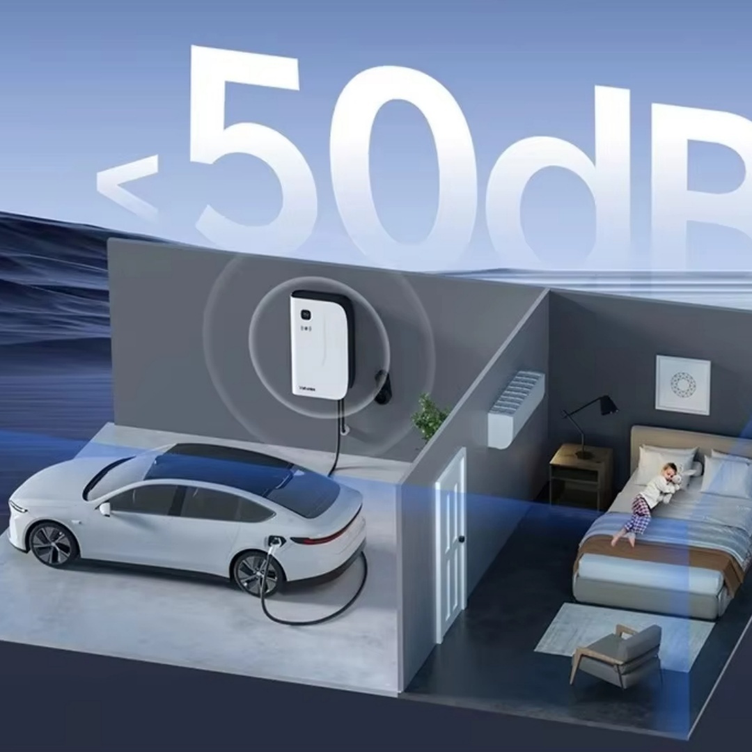 Wattsaving HQ30 Neo 30kW 80A 380V DC Fast Charger, Smart Wall-Mounted Charging Box with App Control, Suitable for Electric Vehicles (White)