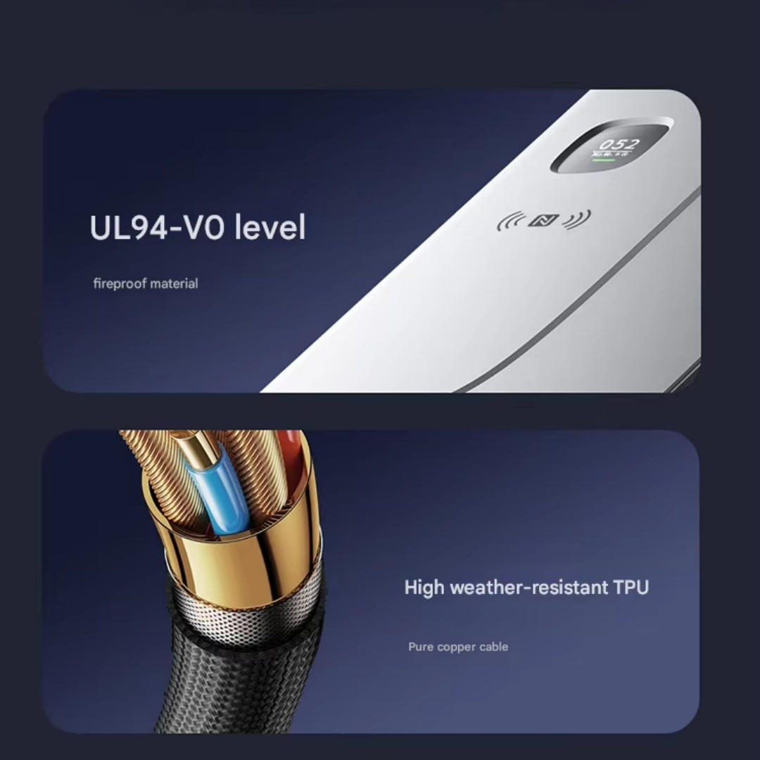 Wattsaving HQ30 Neo 30kW 80A 380V DC Fast Charger, Smart Wall-Mounted Charging Box with App Control, Suitable for Electric Vehicles (White)
