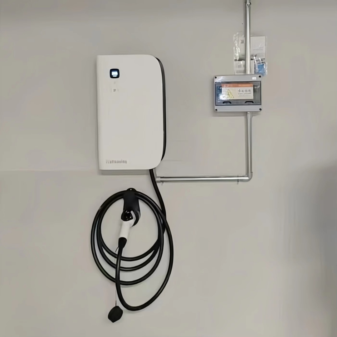 Wattsaving HQ30 Neo 30kW 80A 380V DC Fast Charger, Smart Wall-Mounted Charging Box with App Control, Suitable for Electric Vehicles (White)