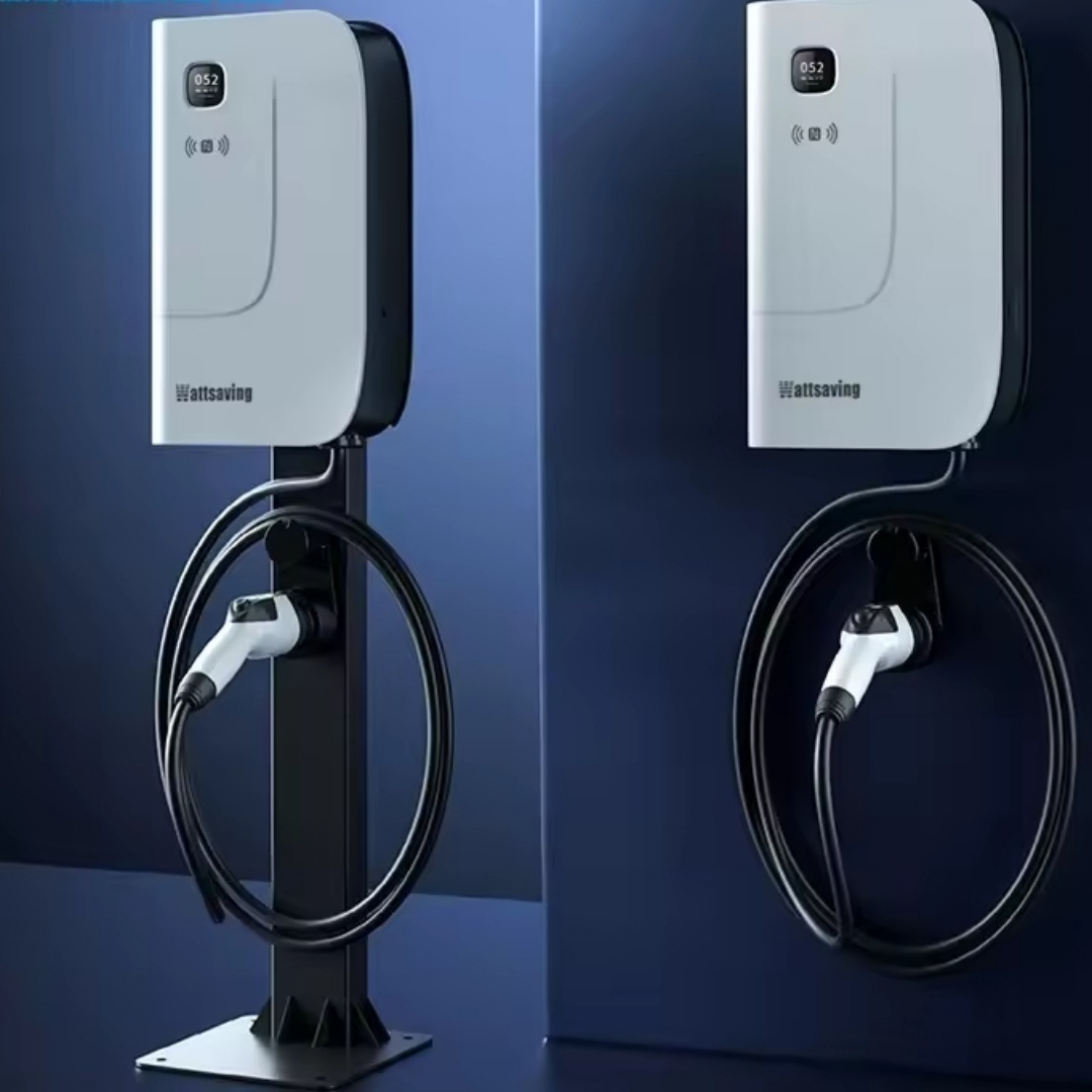 Wattsaving HQ30 Neo 30kW 80A 380V DC Fast Charger, Smart Wall-Mounted Charging Box with App Control, Suitable for Electric Vehicles (White)