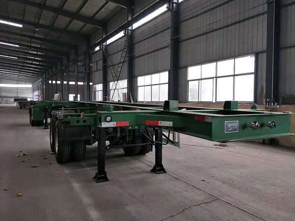 2-axle 20ft Skeleton Semi-Trailer