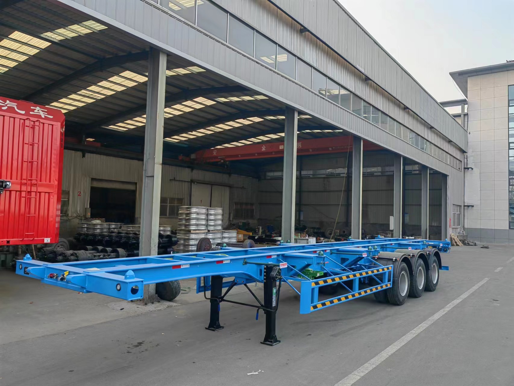 3-axle 40ft Skeleton Semi-Trailer