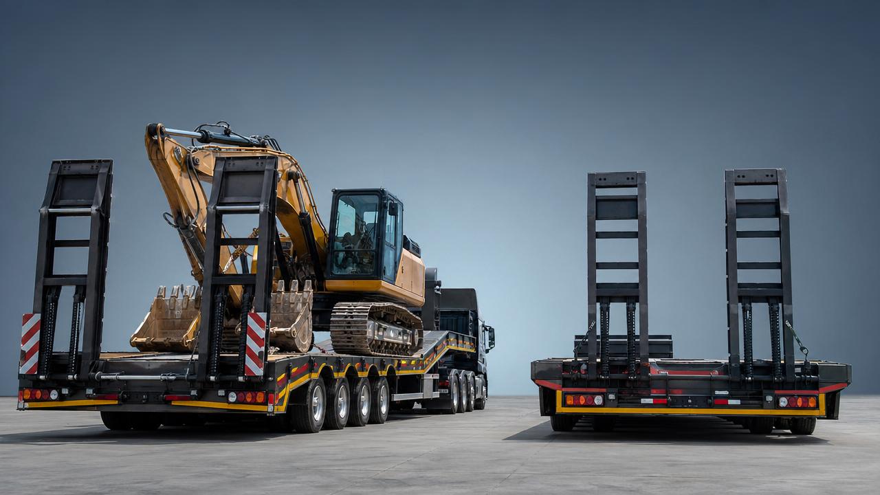 Flatbed Semi-Trailer vs Low Plate: Which One Fits Heavy Equipment Transport Better?
