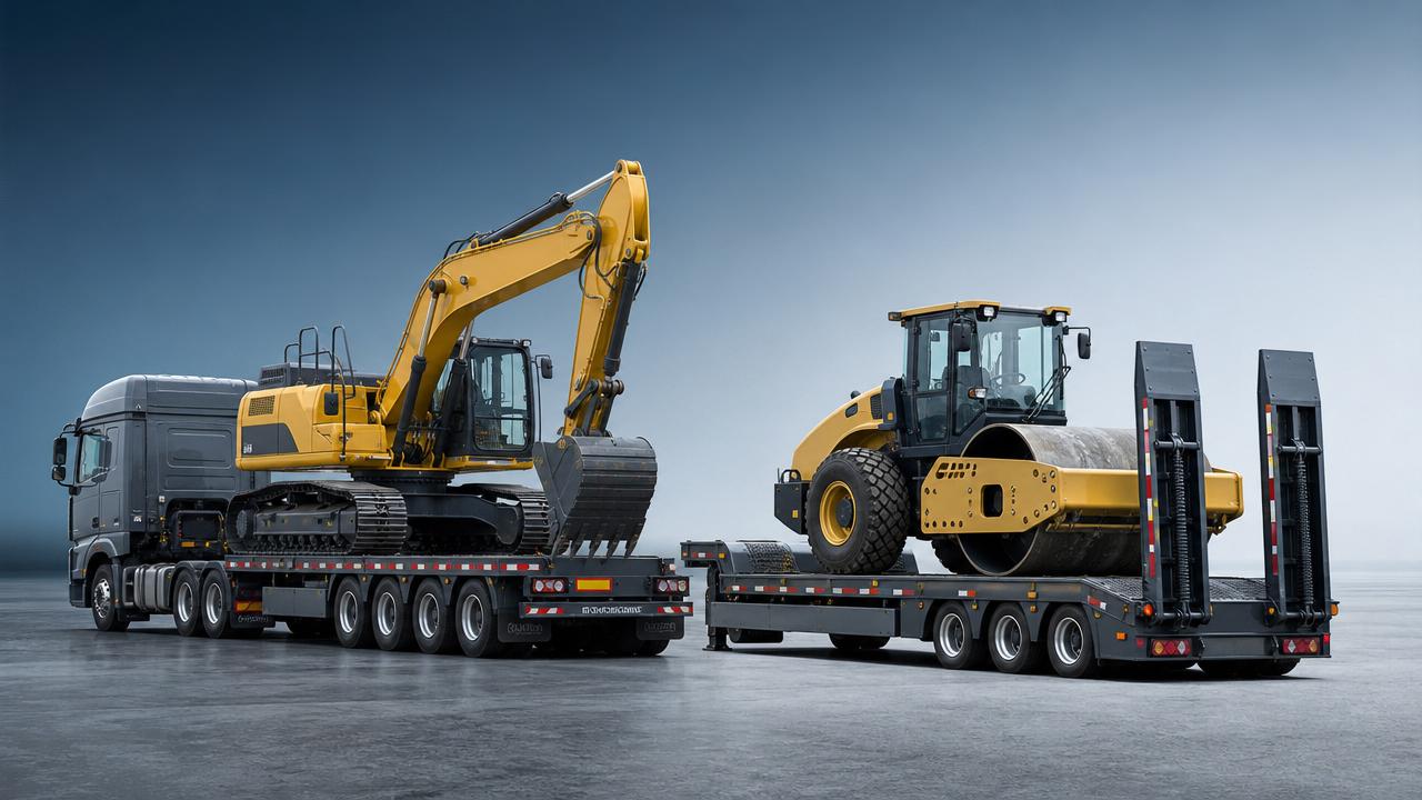 Flatbed Semi-Trailer vs Low Plate: Which Works Better for Heavy Equipment Moves