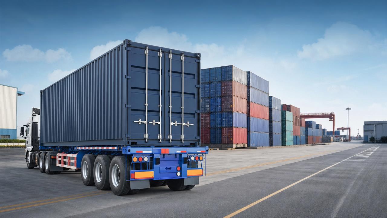 A Real-World Case of Using a Skeleton Container Semi-Trailer for Faster Container Turnover