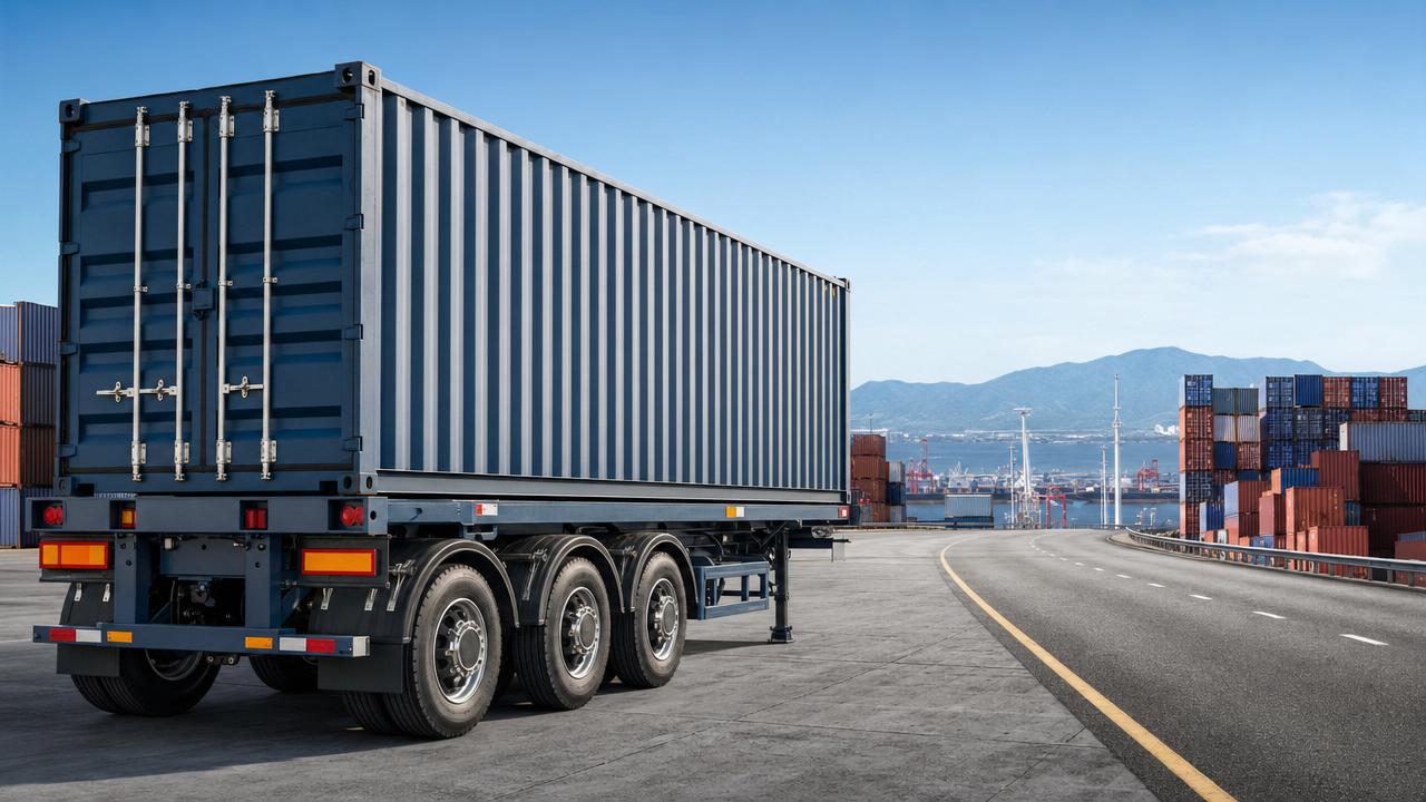 How to Choose a Skeleton Container Semi-Trailer for Port and Inland Haulage