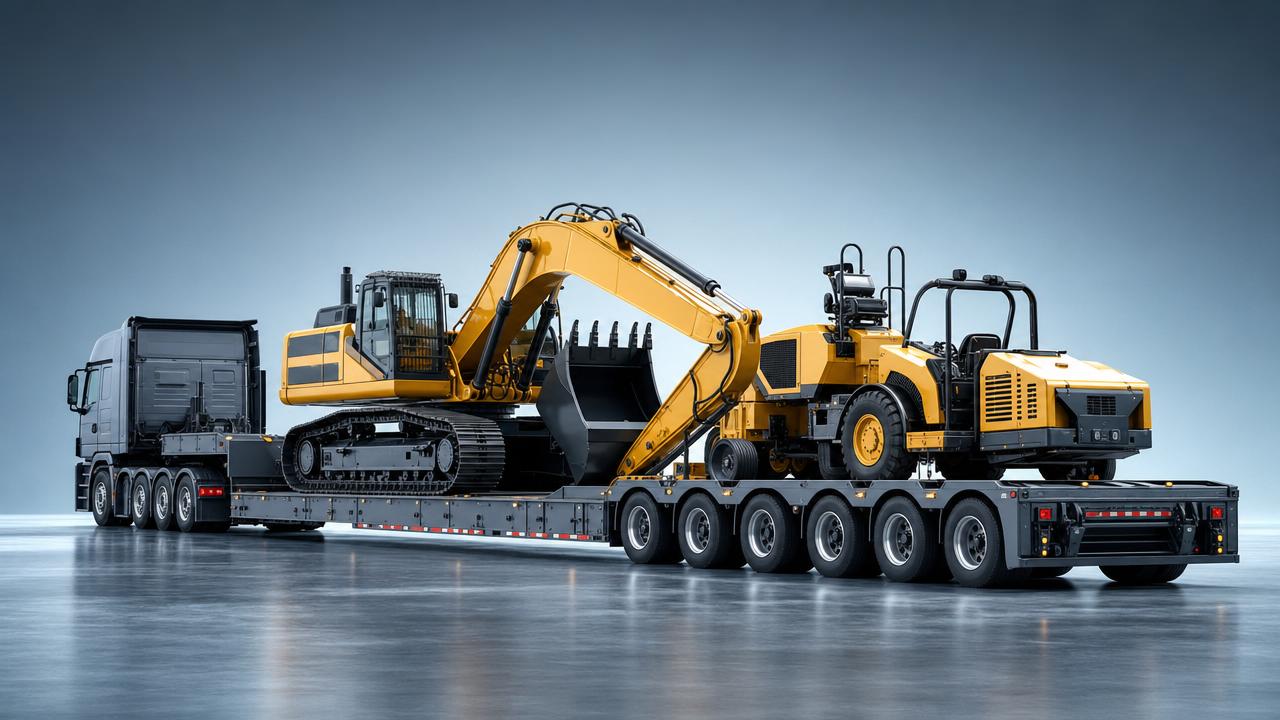 Low Plate Trailer Use Cases for Oversized Machinery Transport