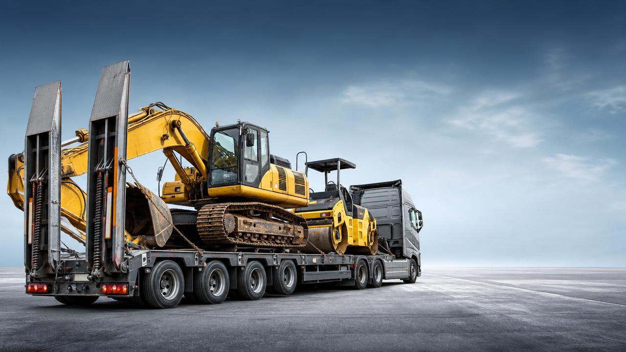 Low Plate Trailer Applications for Excavator and Machinery Transport