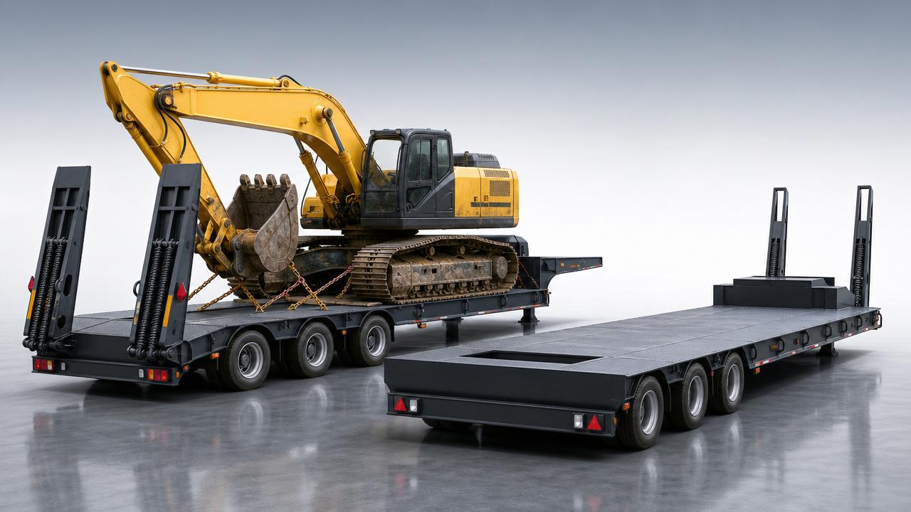 Flatbed Semi-Trailer vs Low Plate: Which Fits Heavy Equipment Better
