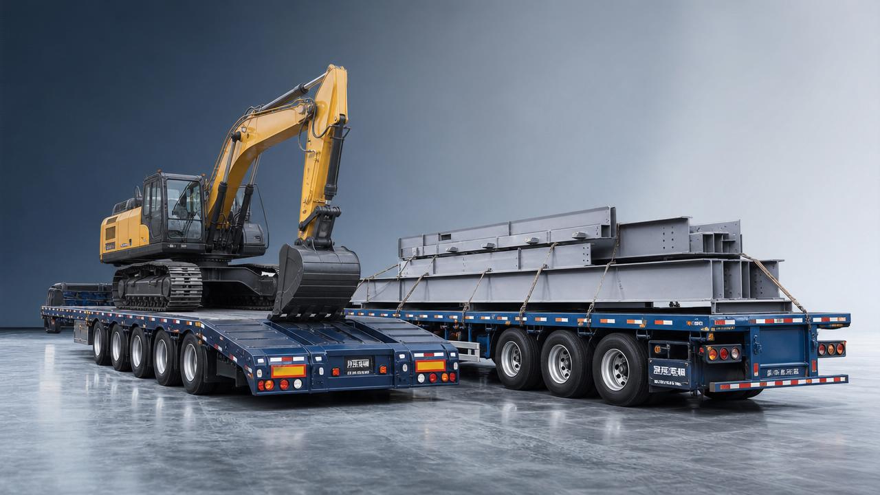 Low Plate vs Flatbed Semi-Trailer for Oversize Cargo