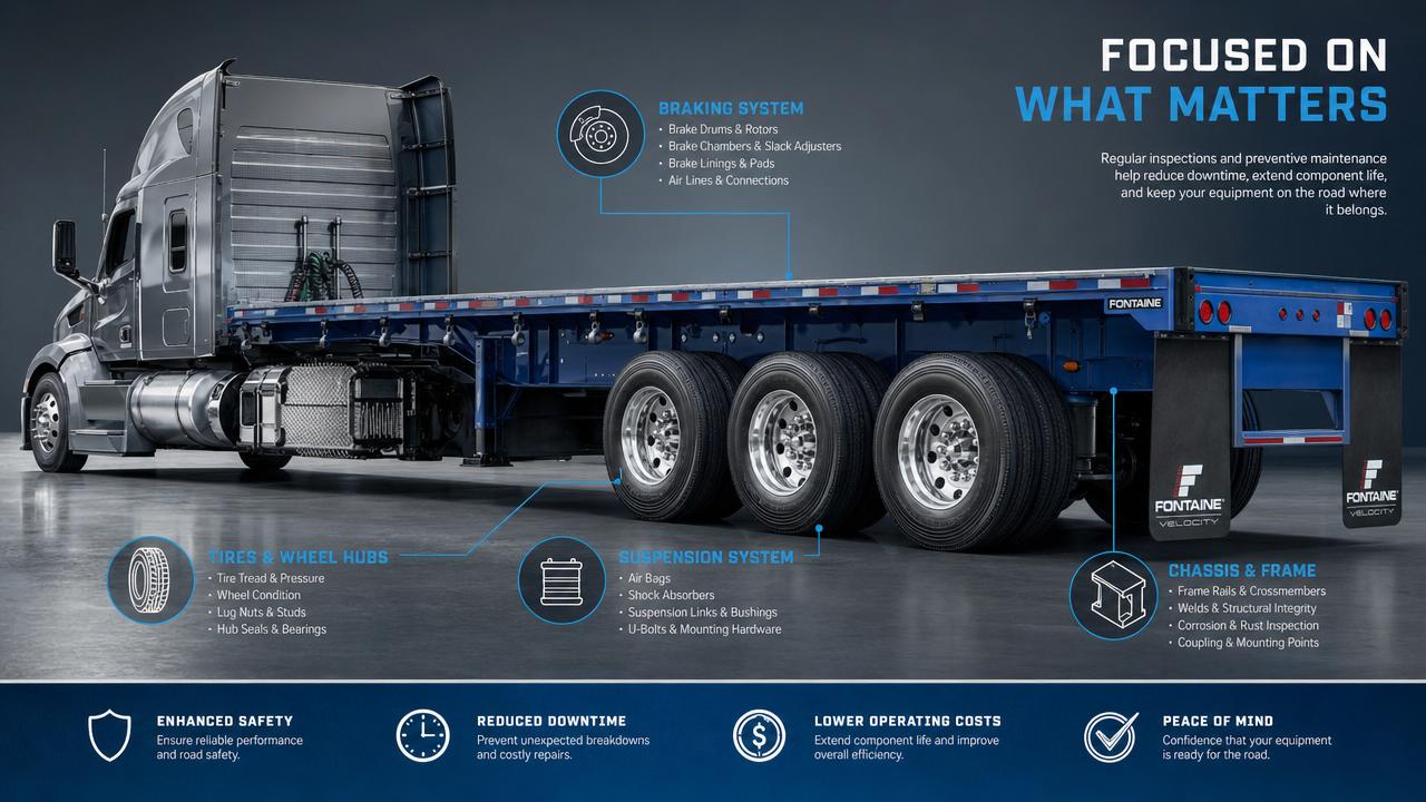 Flatbed Semi-Trailer Maintenance Points That Reduce Downtime