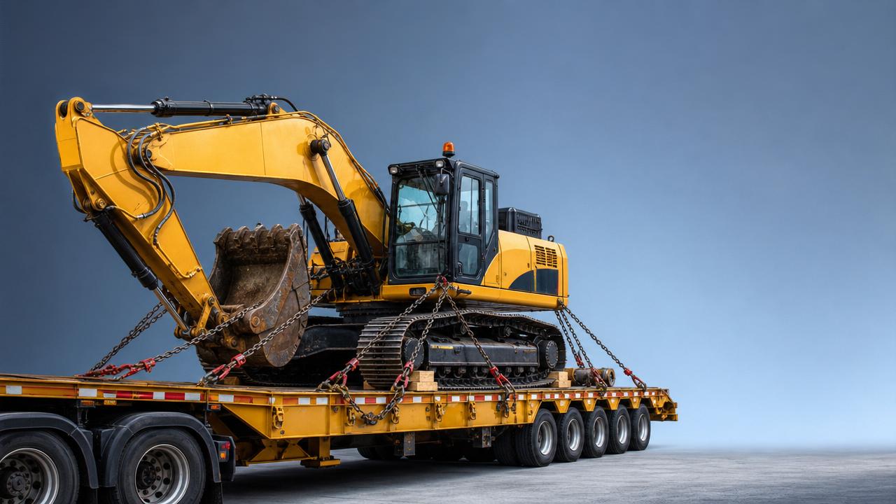 Flatbed Semi-Trailer Securing Methods for Safer Machinery Transport