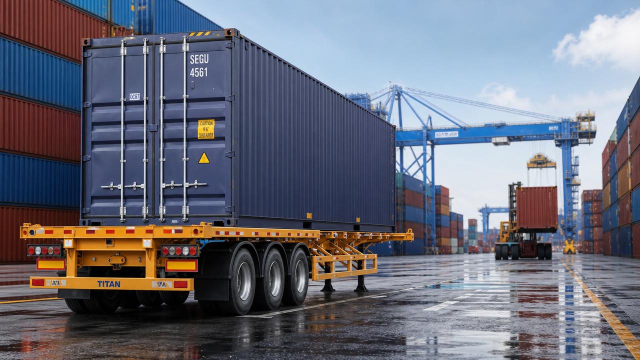Skeleton Container Semi-Trailer: Key Load and Turnaround Factors