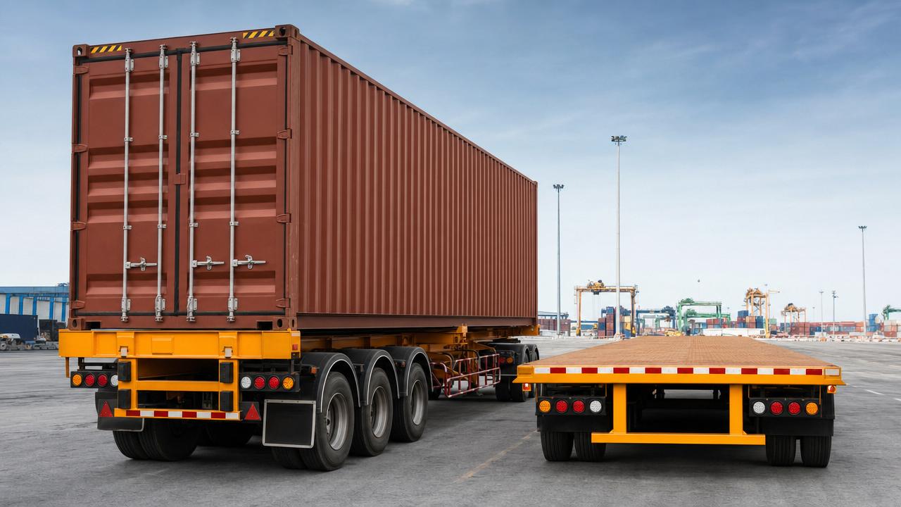 Skeleton Semi-Trailer vs Flatbed: Which Cuts Container Haul Costs?