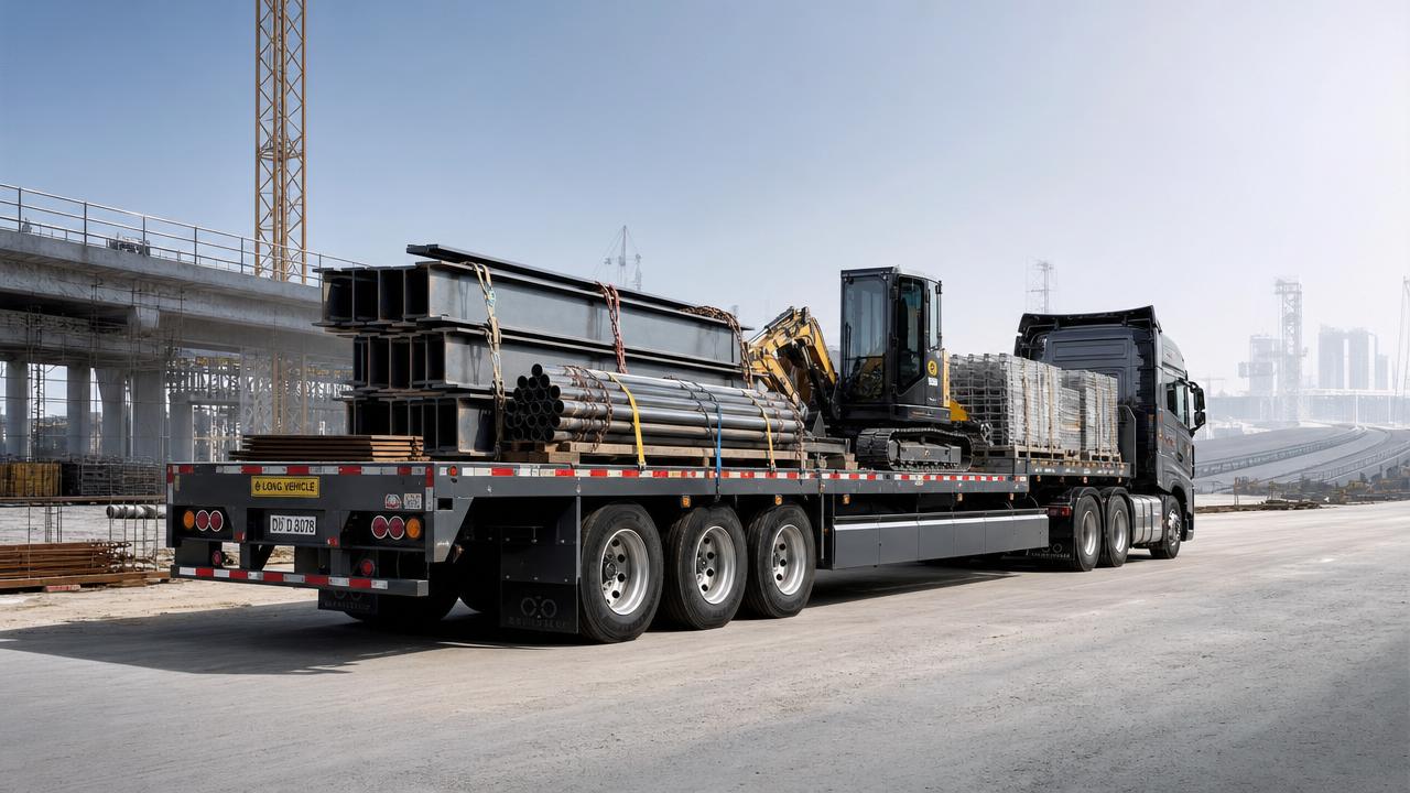 2026 Flatbed Semi-Trailer Trends in Construction Logistics