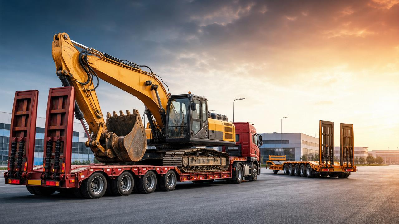 Low Plate vs Flatbed Semi-Trailer: Which Fits Oversize Cargo Better