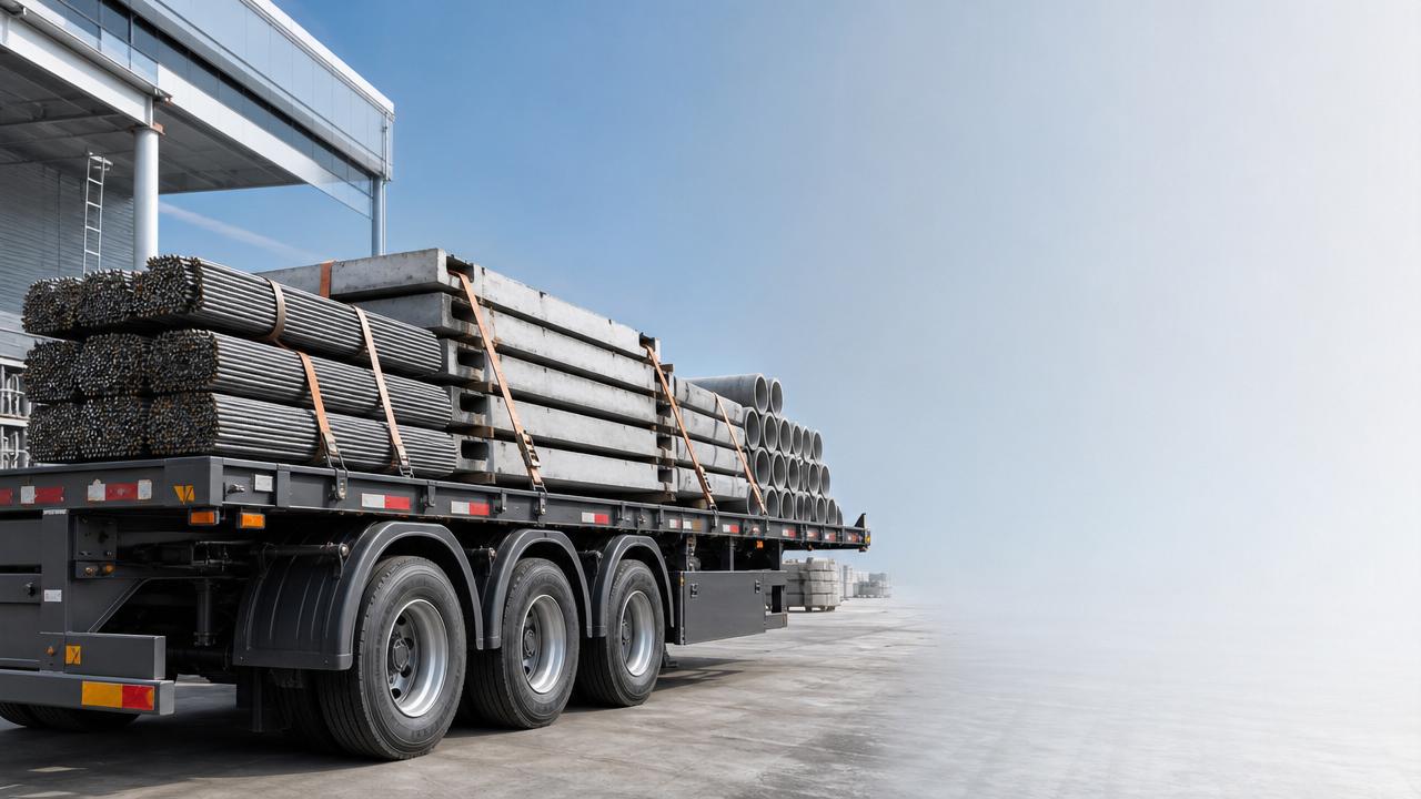 2026 Flatbed Semi-Trailer Trends in Construction Material Transport