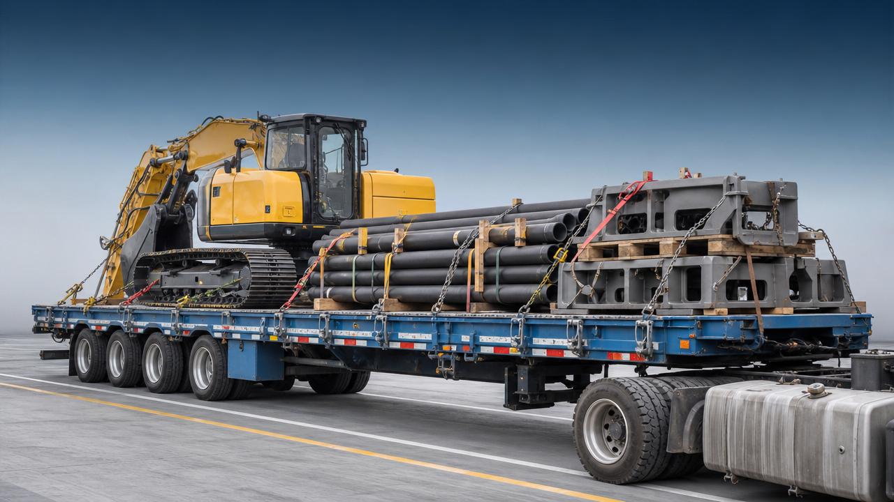 Flatbed Semi-Trailer Load Limits and Securement Basics