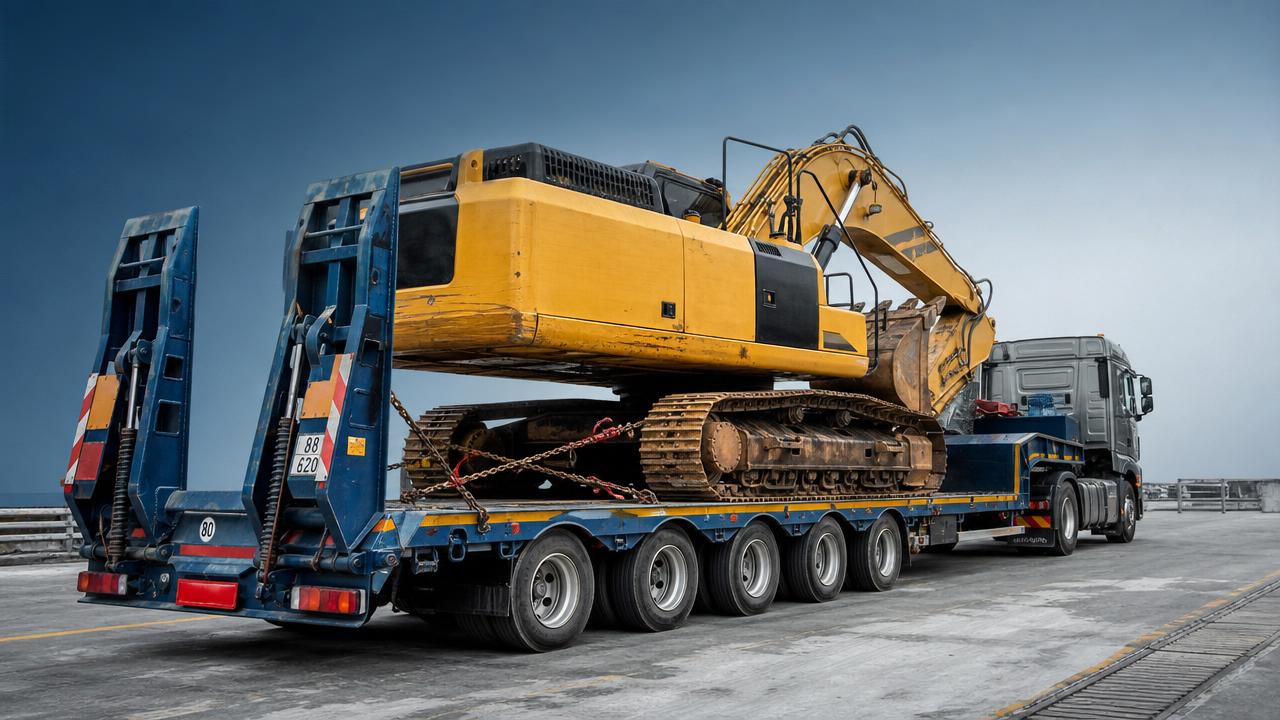 Flatbed Semi-Trailer Load Limits: Key Checks Before Heavy Equipment Transport