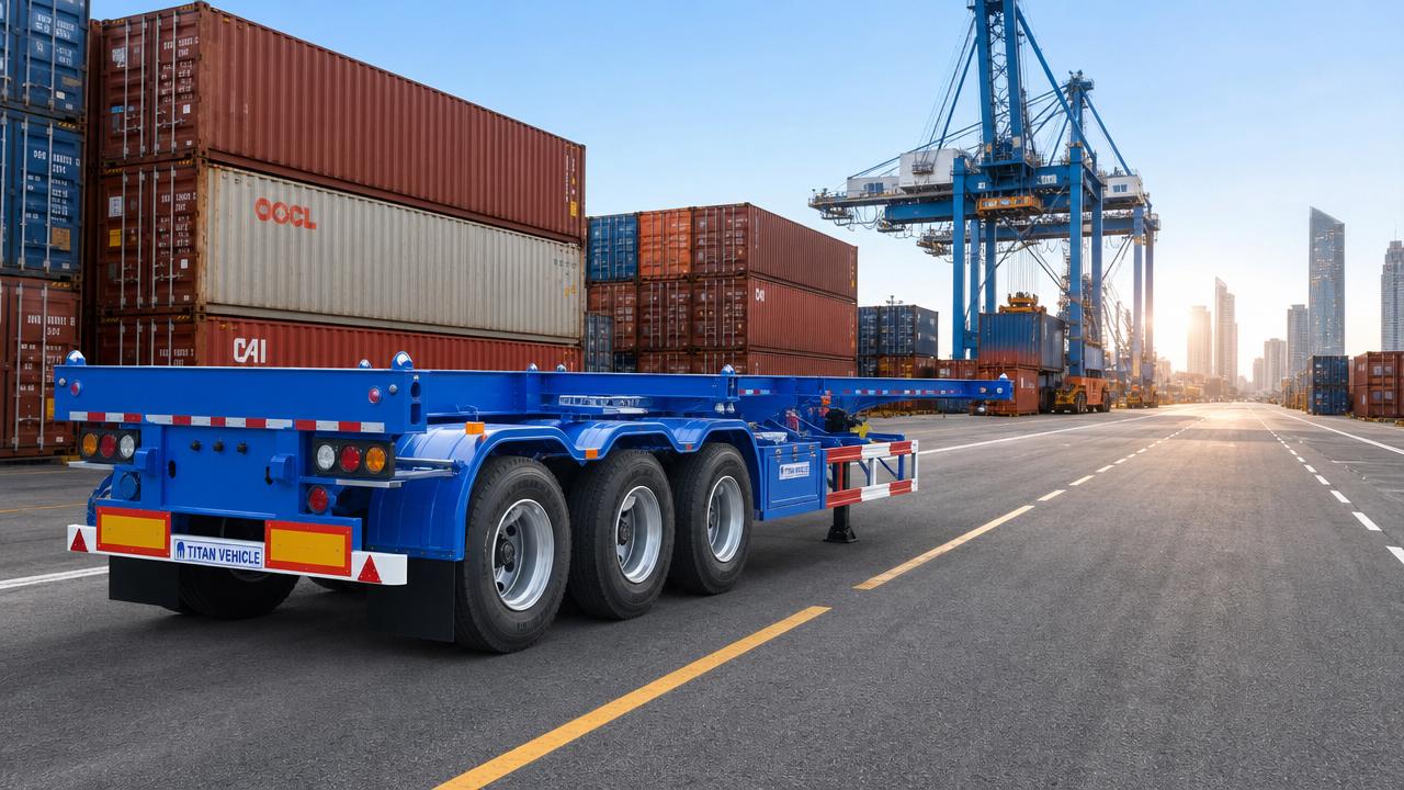 How to Choose a Skeleton Container Semi-Trailer for Port and Inland Haul