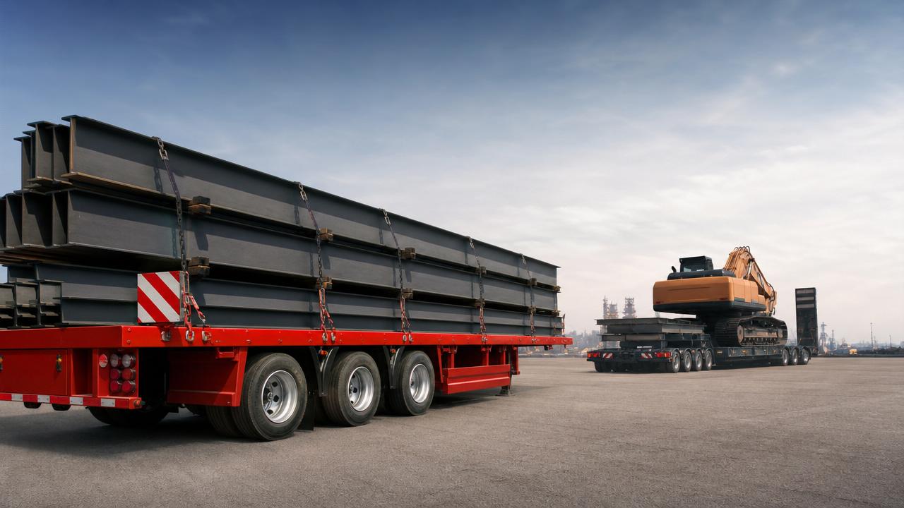 Flatbed Semi-Trailer vs Low Plate: Which Fits Heavy Loads?