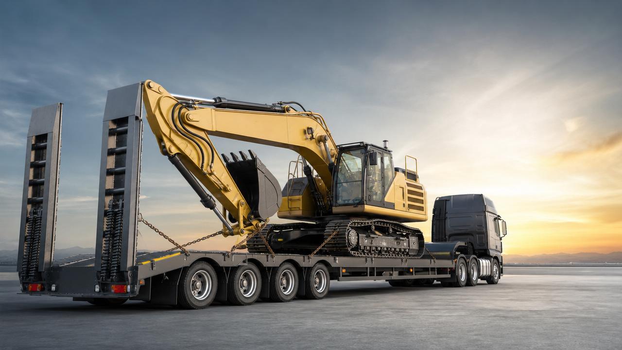 Low Plate Trailer Risks When Moving Heavy Equipment