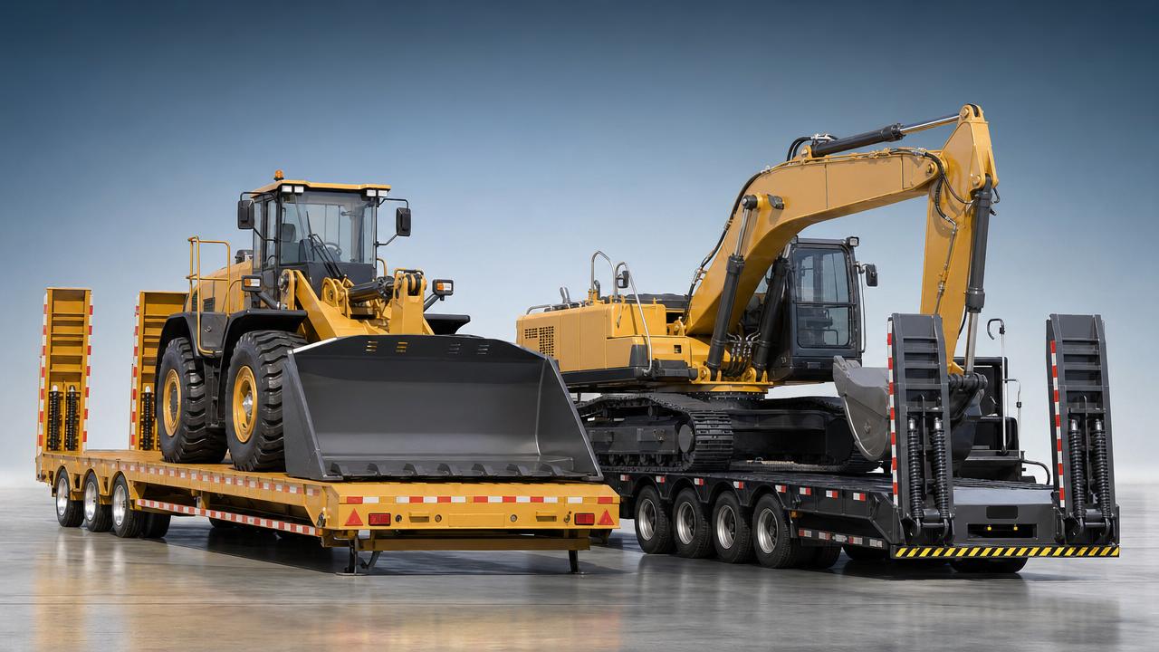 Flatbed Semi-Trailer vs Low Plate: Which Fits Heavy Equipment Better?