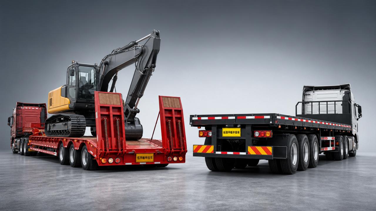 Flatbed Semi-Trailer vs Low Plate: Which One Fits Heavy Equipment Transport Flatbed Semi-Trailer vs Low Plate: Which One Fits Heavy Equipment Transport