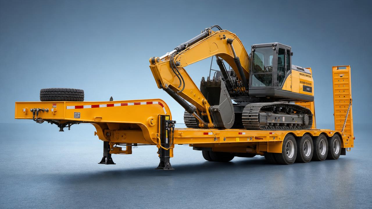 Flatbed Semi-Trailer Load Capacity Guide for Heavy Equipment Transport Flatbed Semi-Trailer Load Capacity Guide for Heavy Equipment Transport
