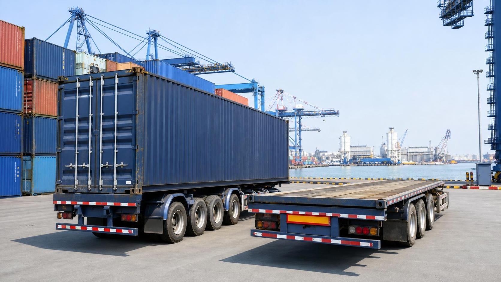 Skeleton Container Semi-Trailer vs Flatbed: Which Fits Port Haulage Better? Skeleton Container Semi-Trailer vs Flatbed: Which Fits Port Haulage Better?