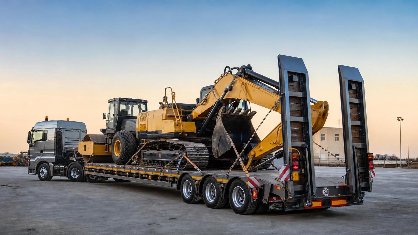 How to Choose a Flatbed Semi-Trailer for Heavy Equipment Transport How to Choose a Flatbed Semi-Trailer for Heavy Equipment Transport