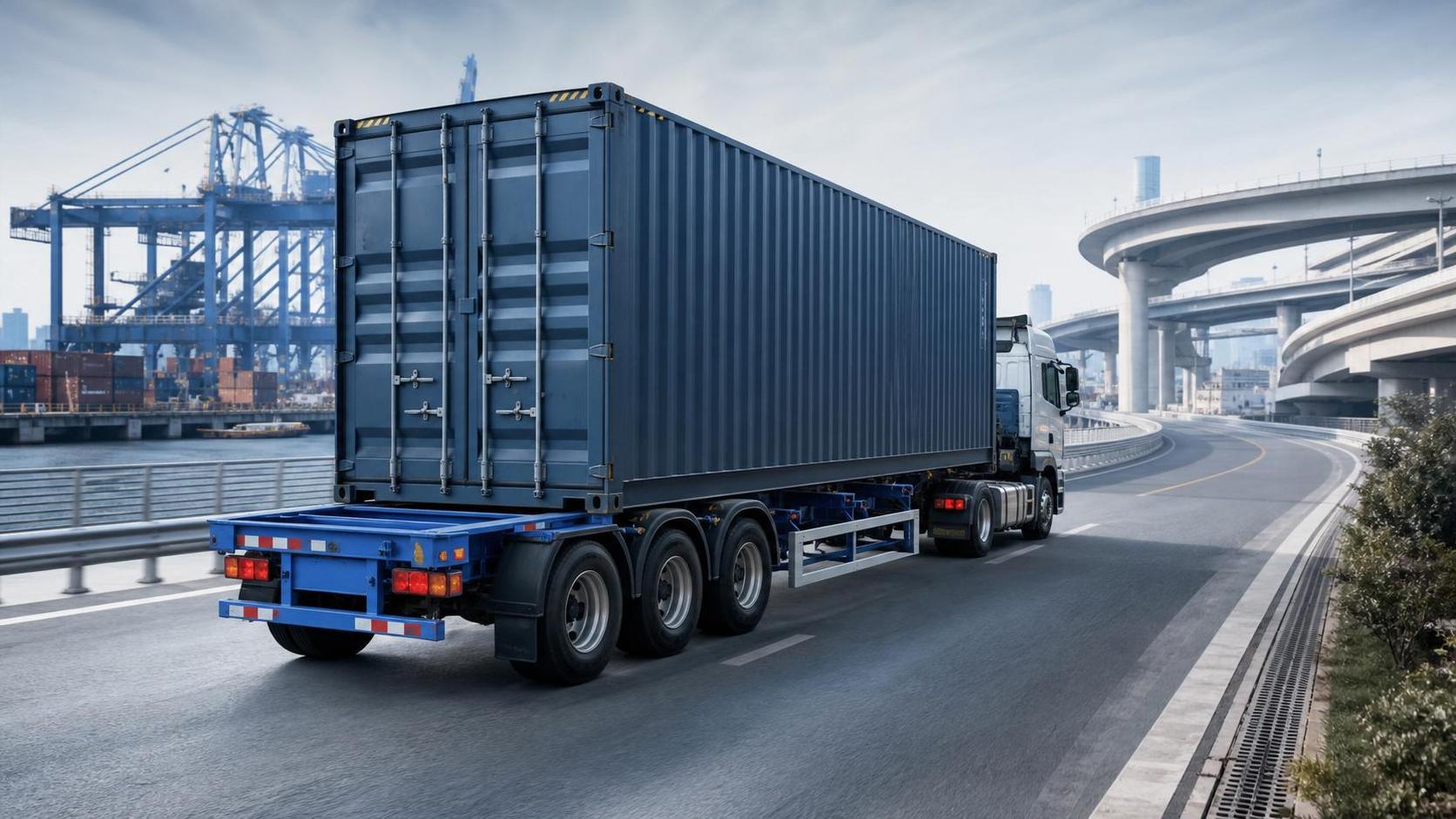 Skeleton Container Semi-Trailer: Key Load and Route Limits to Check Skeleton Container Semi-Trailer: Key Load and Route Limits to Check