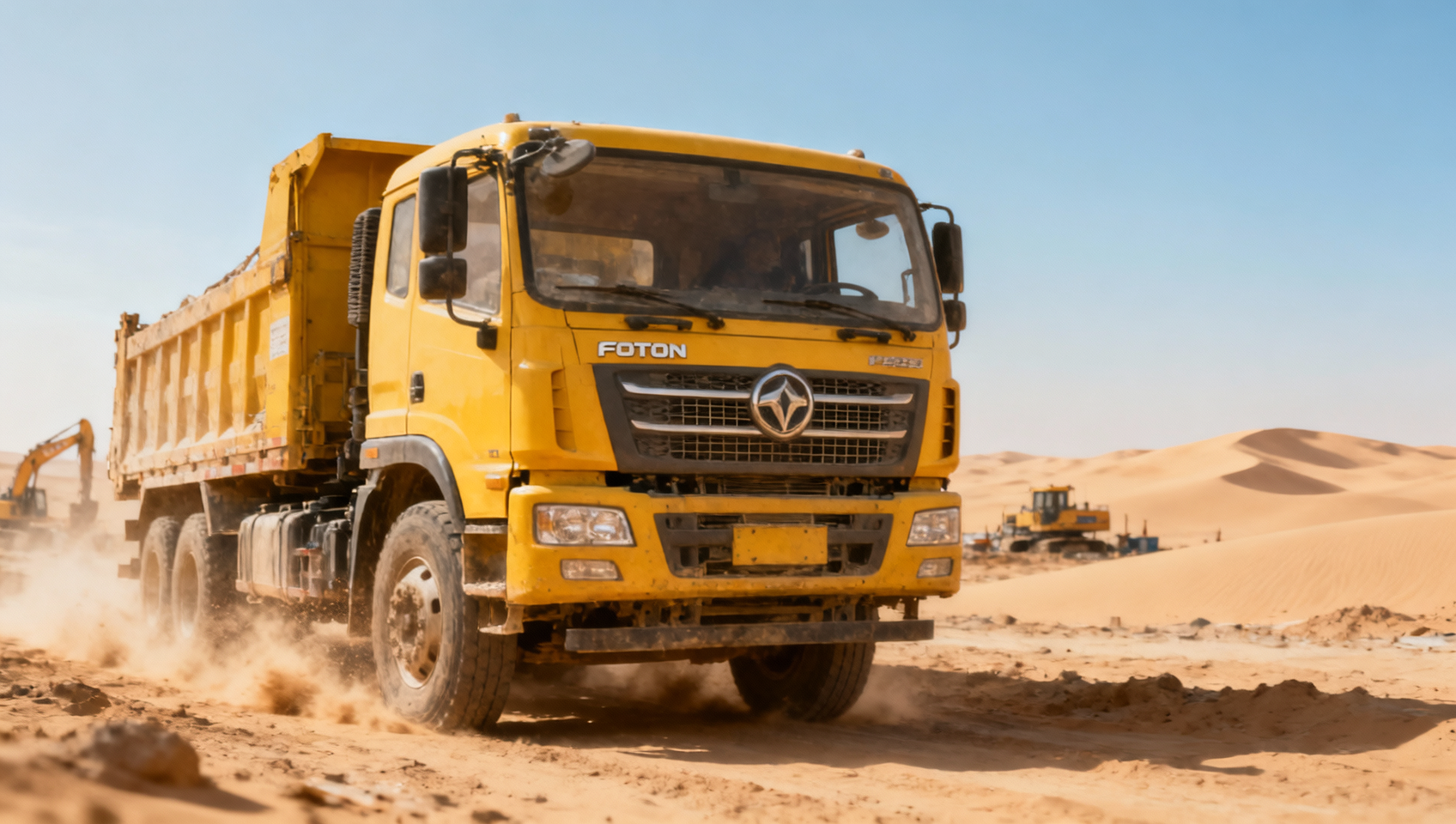 Real-World Performance: FOTON Trucks in Middle East Construction Projects