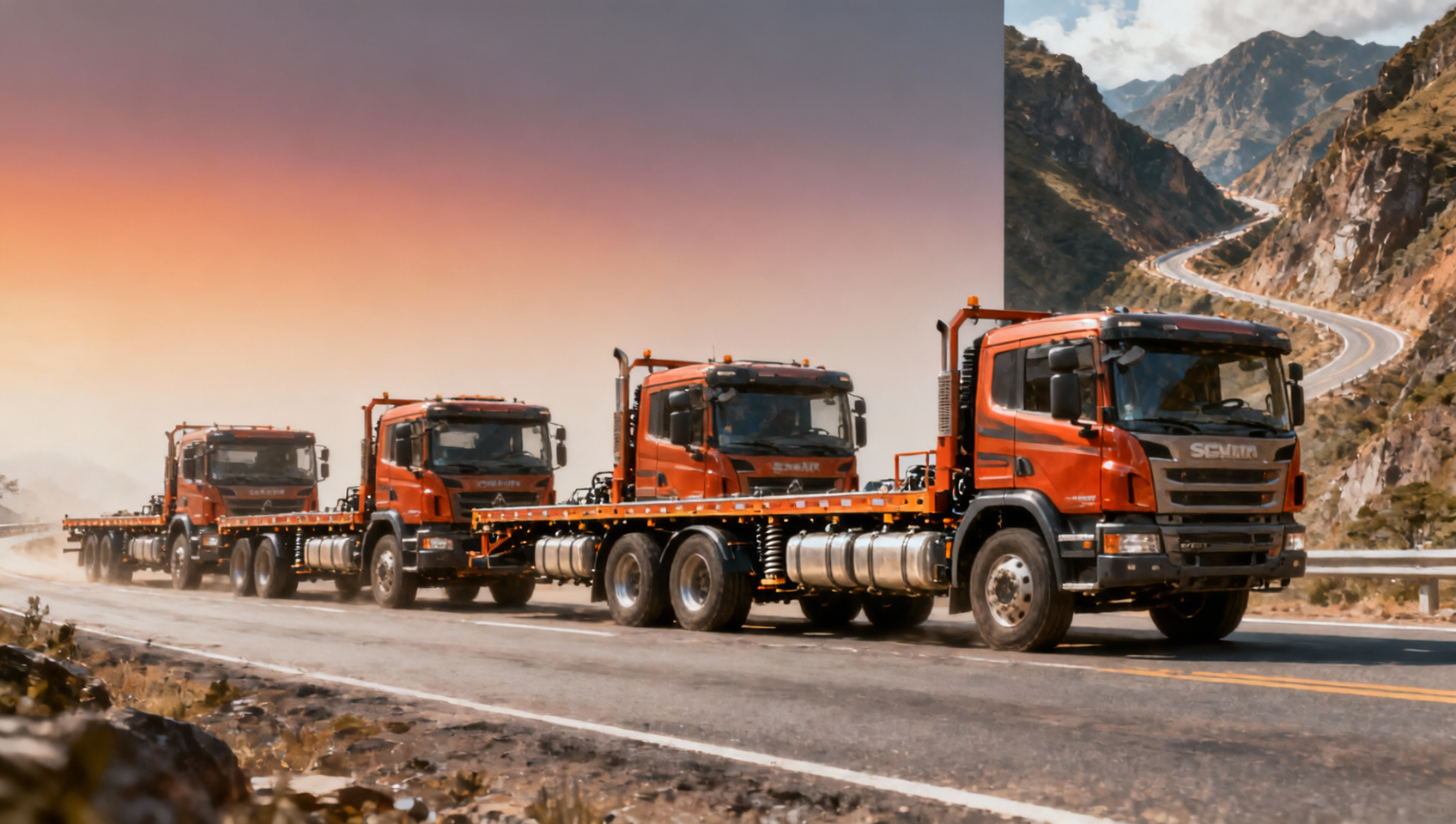 Case Study: Successful Delivery of Low Plate Trucks to South America