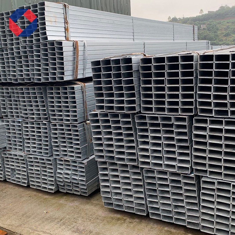 Galvanized rectangular tube