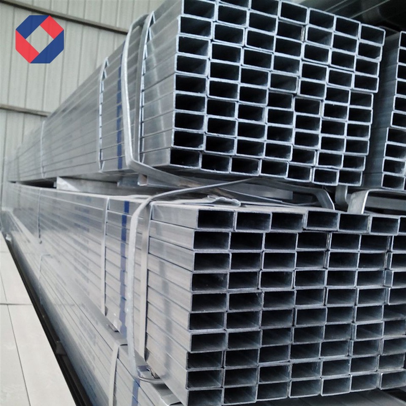 Galvanized rectangular tube